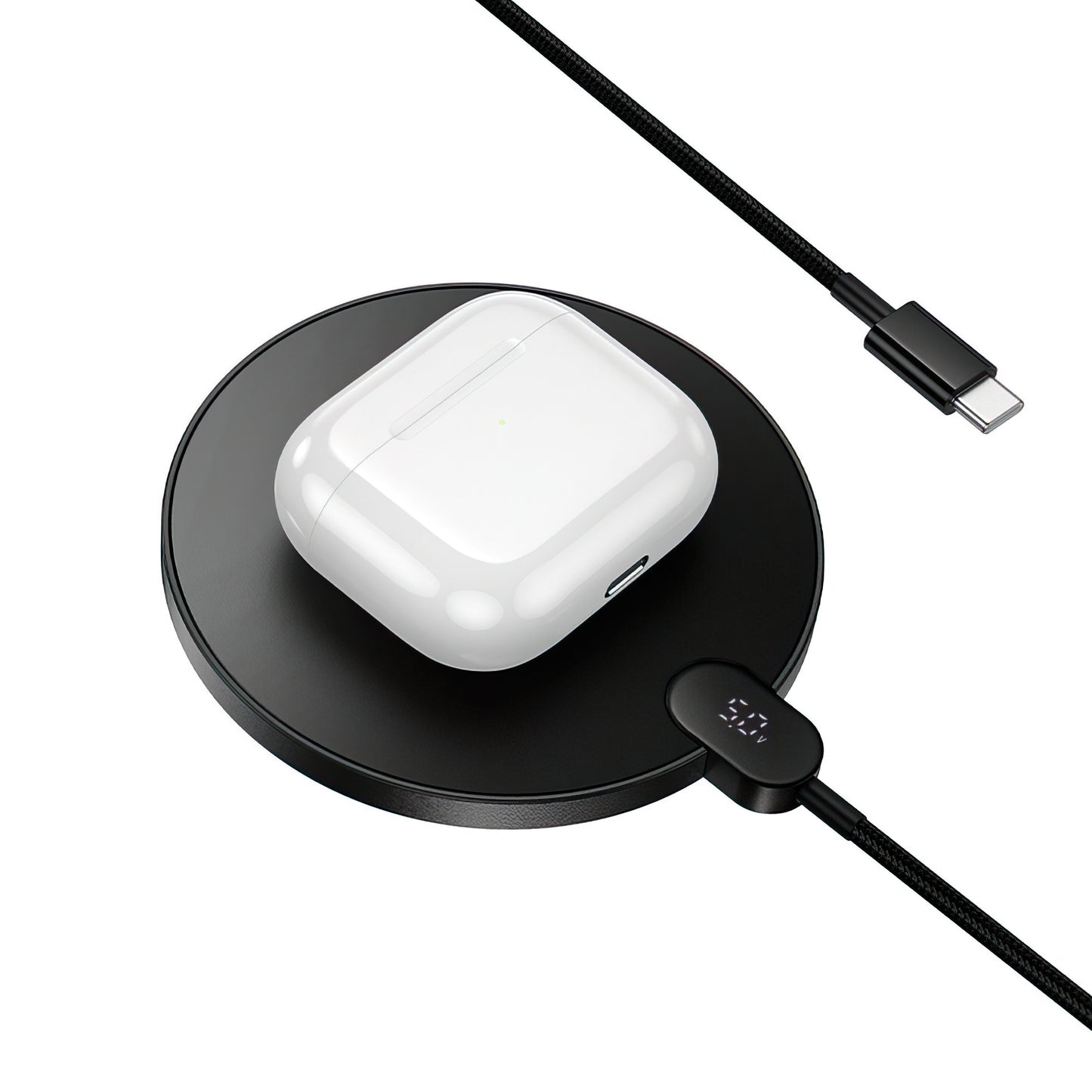 Bezdrátová síťová nabíječka HOCO CW62, 15W, 1.67A, černá