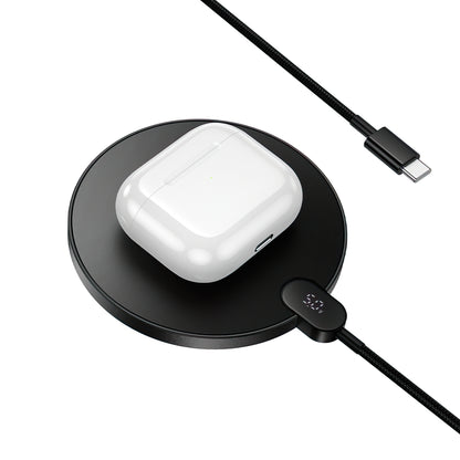 Bezdrátová síťová nabíječka HOCO CW62, 15W, 1.67A, černá