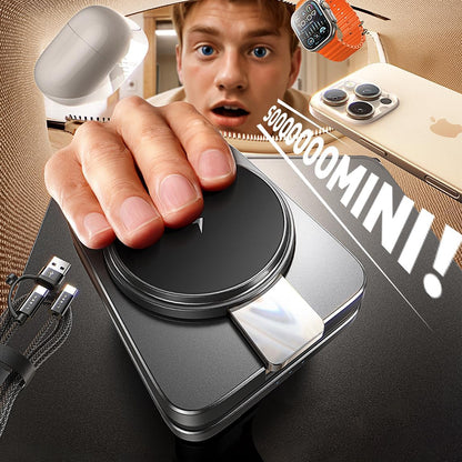 Bezdrátová síťová nabíječka Lisen W103 3v1, 7.5W, 1.1A, Černá YL0324090008