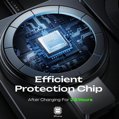 Bezdrátová síťová nabíječka Lisen W103 3v1, 7.5W, 1.1A, Černá YL0324090008