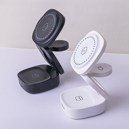 Bezdrátová síťová nabíječka MaXlife MXWC-06 3v1, 15W, 1.67A, Černá