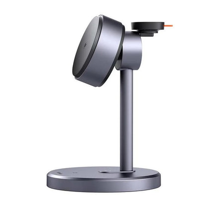 Bezdrátová síťová nabíječka McDodo CH-2460 Swan 3v1, 22,5W, 1,67A, šedá