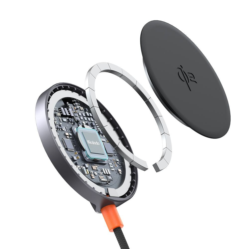 Bezdrátová síťová nabíječka McDodo CH-2860 MagQ, 15W, 1.67A, černá