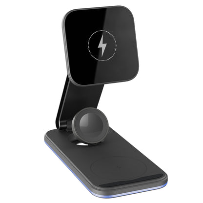 Bezdrátová nabíjecí stanice Proove Energy Fold 3v1, 15W, 1.67A, Černá WSEF15010001