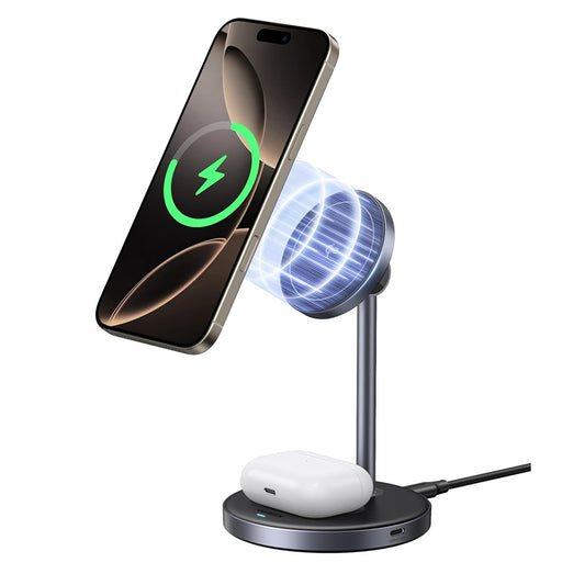 Bezdrátová síťová nabíječka UGREEN W710 3v1, 20W, 1.67A, 1 x USB-C, Černá