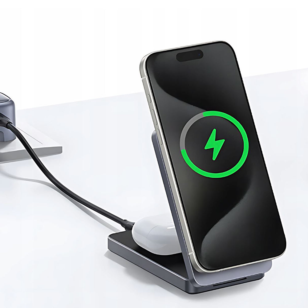 Bezdrátová síťová nabíječka UGREEN W528 2v1, 20W, 1.67A, Bílá