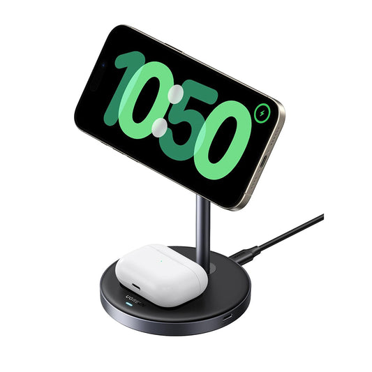 Bezdrátová síťová nabíječka UGREEN W710 3v1, 20W, 1.67A, 1 x USB-C, Černá