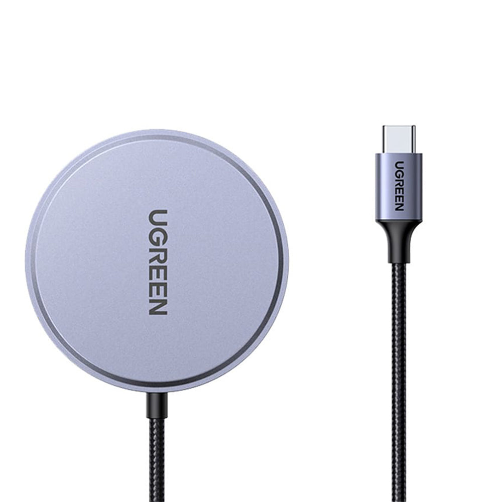 Bezdrátová síťová nabíječka UGREEN W703, 15W, 1.67A, Černá