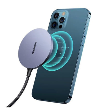 Bezdrátová síťová nabíječka UGREEN CD245, 15W, 1.67A, Šedá