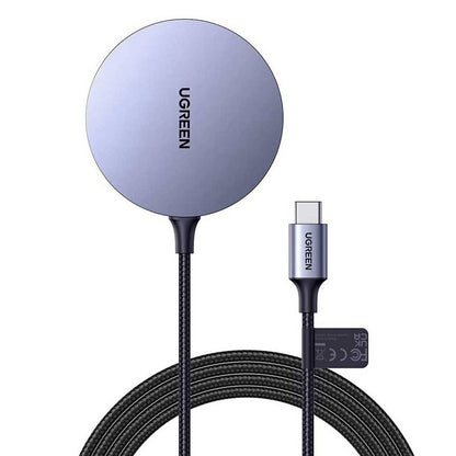 Bezdrátová síťová nabíječka UGREEN CD245, 15W, 1.67A, Šedá