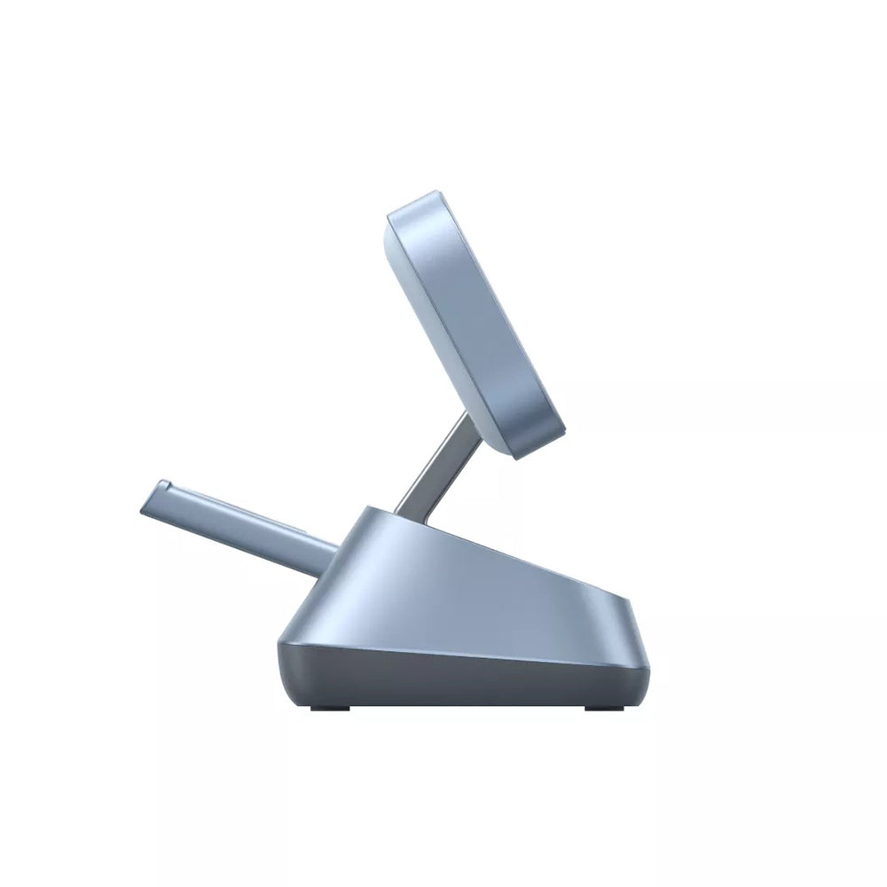 Bezdrátová nabíjecí stanice UGREEN W711 3v1, 25W, 1.67A, Modrá