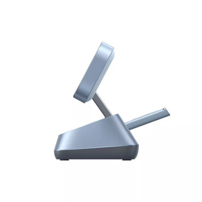 Bezdrátová nabíjecí stanice UGREEN W711 3v1, 25W, 1.67A, Modrá