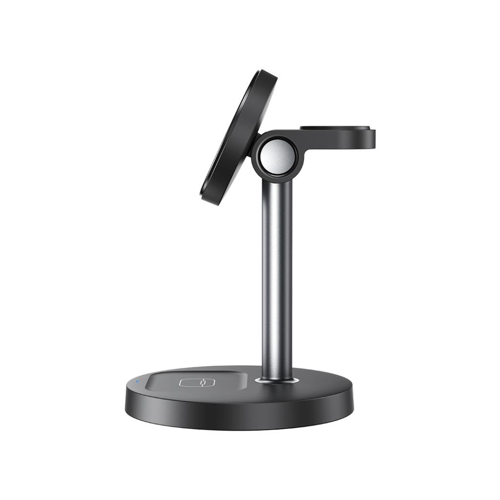 Bezdrátová síťová nabíječka XO Design CX038 3v1, 15W, 1.67A, Černá