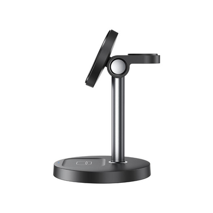 Bezdrátová síťová nabíječka XO Design CX038 3v1, 15W, 1.67A, Černá