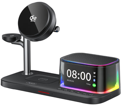 Bezdrátová síťová nabíječka XO Design CX045 3v1, 25W, černá