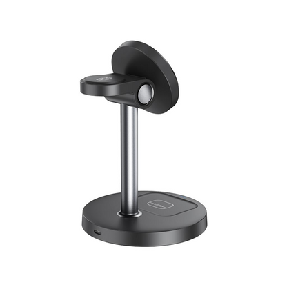 Bezdrátová síťová nabíječka XO Design CX038 3v1, 15W, 1.67A, Černá