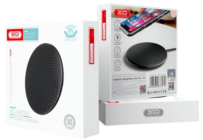 Bezdrátová síťová nabíječka XO Design WX020, 15W, 1.67A, Černá