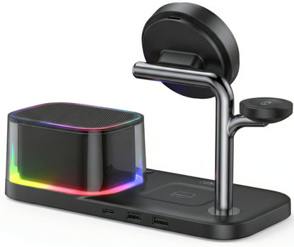 Bezdrátová síťová nabíječka XO Design CX045 3v1, 25W, černá