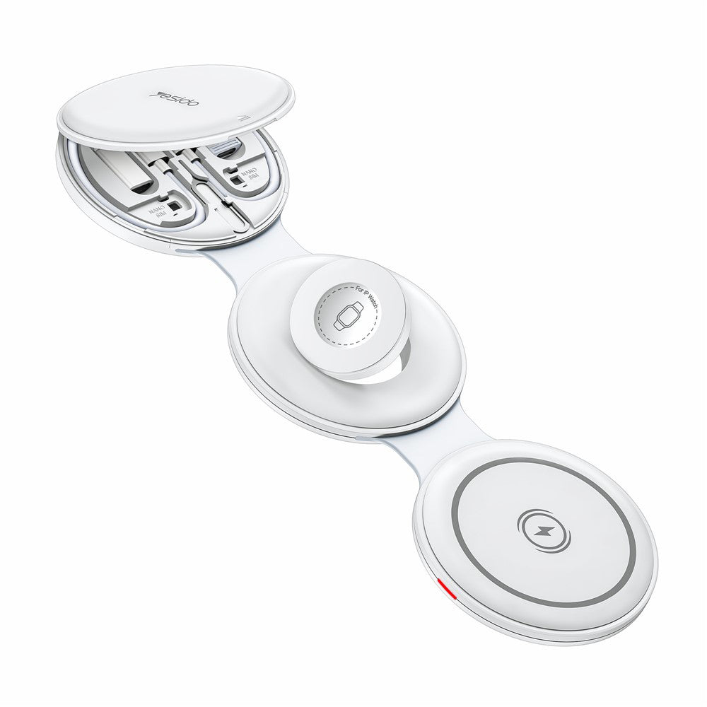 Yesido DS29 5in1 Wireless Network Charger, 15W, 1.67A, White