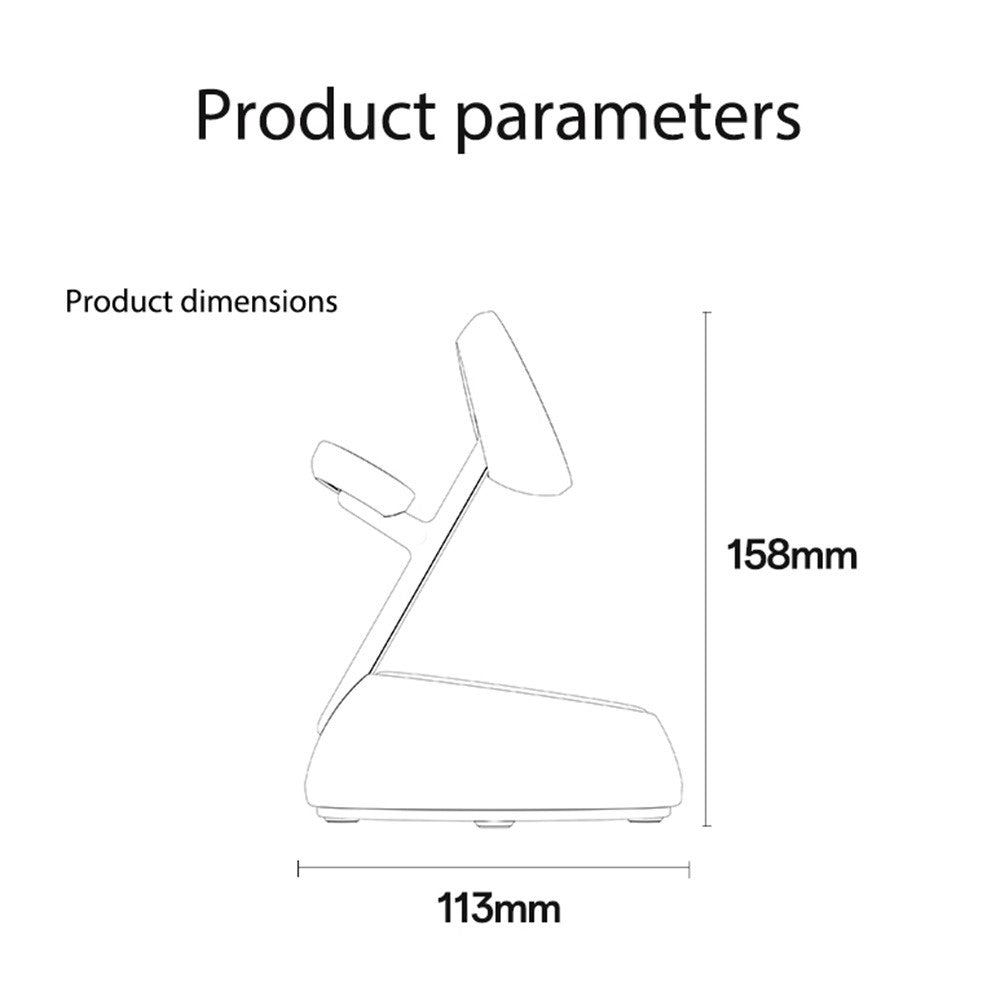 Bezdrátová nabíječka Yesido DS31 3v1, 15W, 1.67A, Bílá