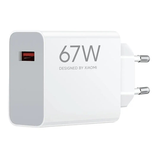 Síťová nabíječka Xiaomi, 67W, 6.2A, 1 x USB-A, Bílá BHR07SKEU