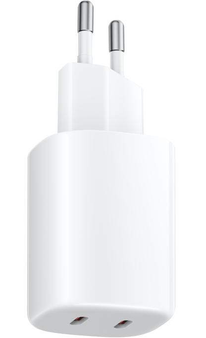 Síťová nabíječka Xiaomi Nano Turbo, 45W, 3A, 2 x USB-C, bílá BHR087OEU