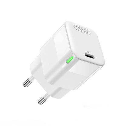 XO Design CE06 Network Charger, 30W, 3A, 1 x USB-C, White