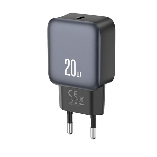 Síťová nabíječka XO Design L153, 20W, 3A, 1 x USB-C, Černá