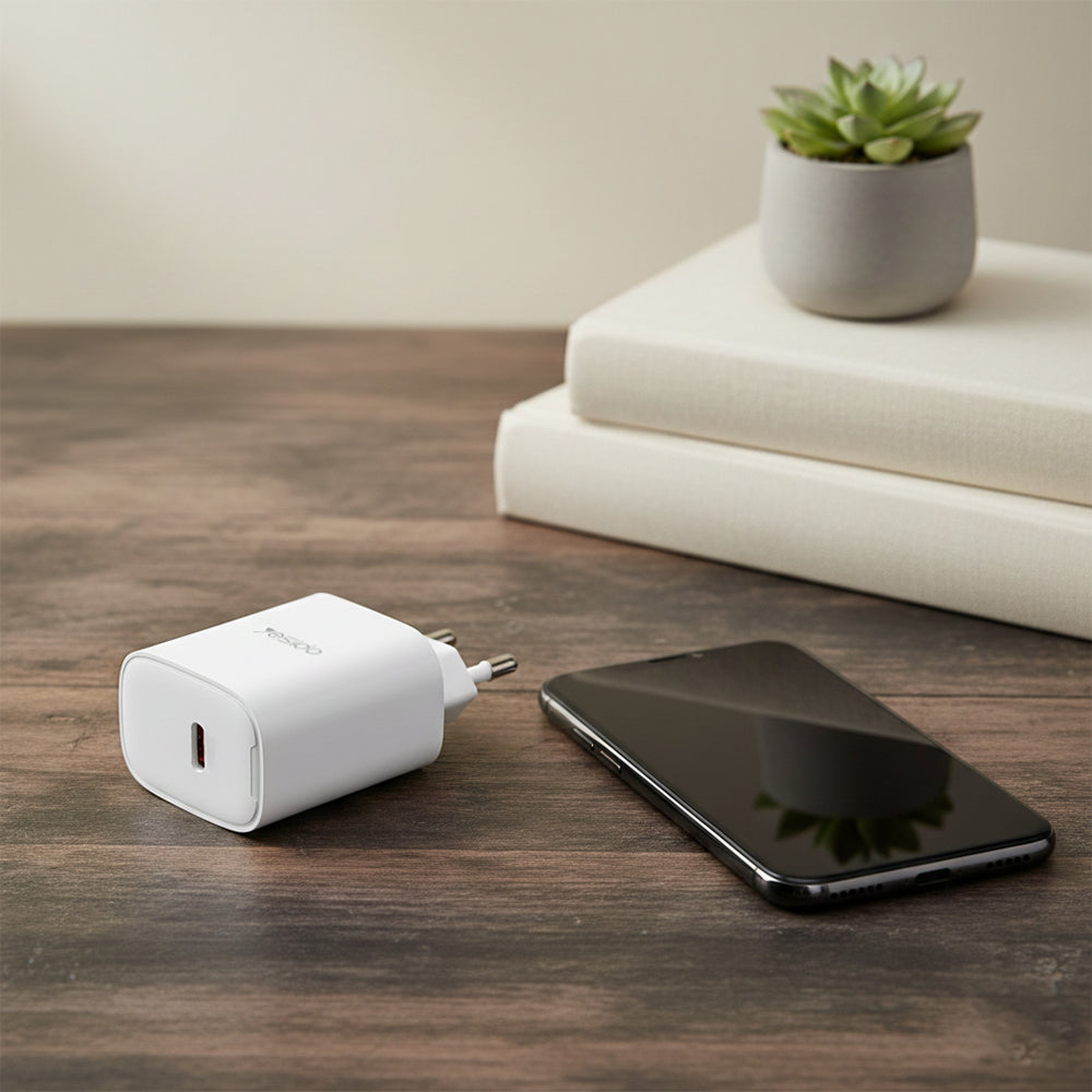 Síťová nabíječka Yesido YC01E, 20W, 3A, 1 x USB-C, Bílá