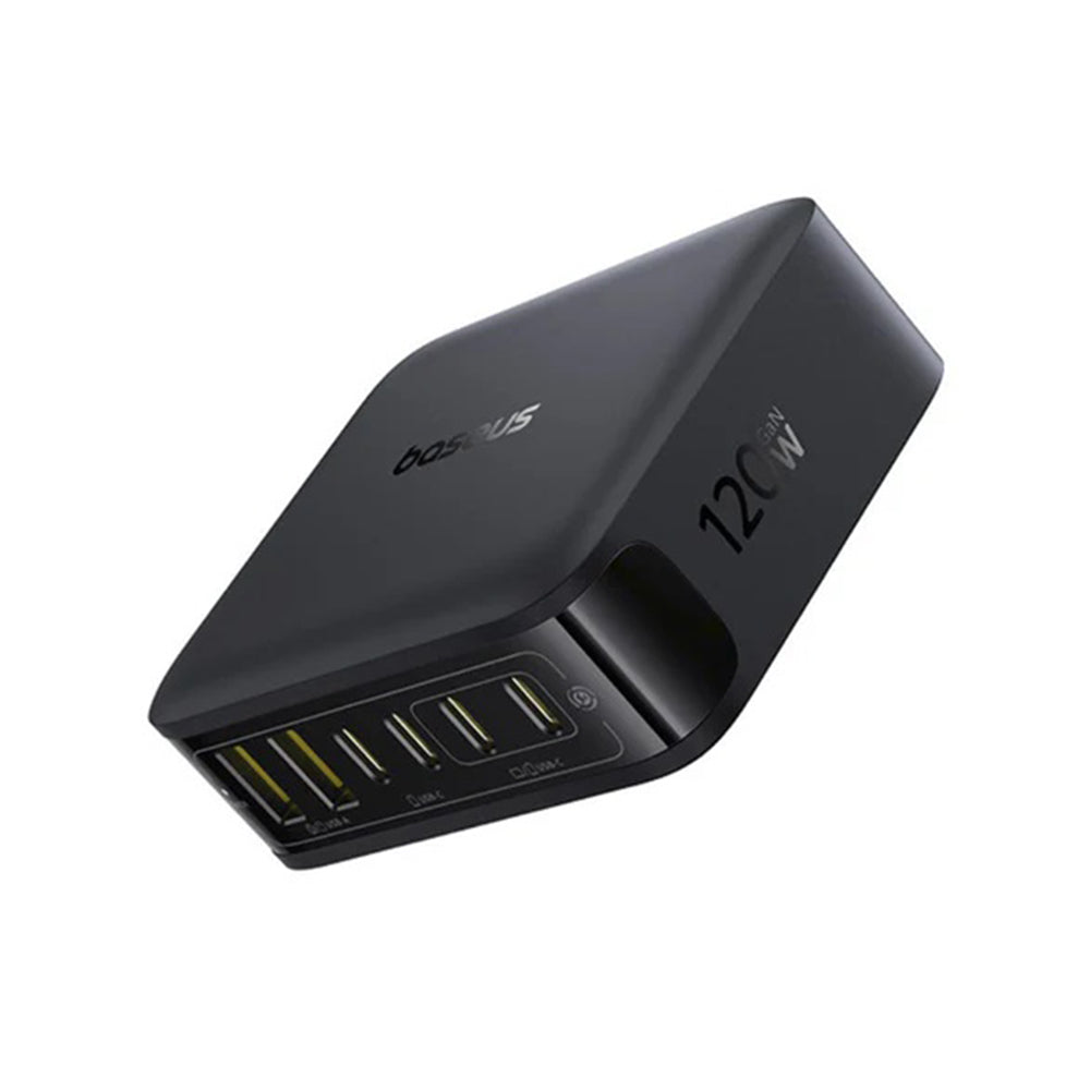 Nabíječka Baseus EnerFill FH21, 120W, 3.25A, 2 x USB-A - 4 x USB-C, Černá E0120T00