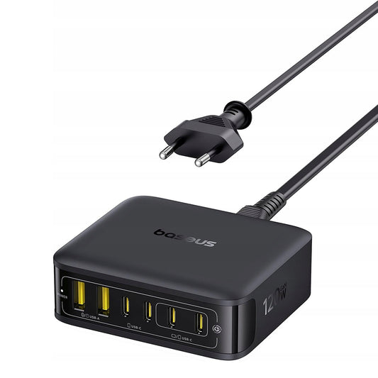 Nabíječka Baseus EnerFill FH21, 120W, 3.25A, 2 x USB-A - 4 x USB-C, Černá E0120T00