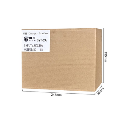 Nabíječka stanice Best 32T-2A, 2A, 32 x USB-A, bílá