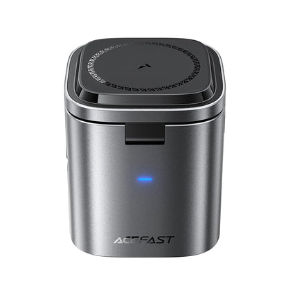 Nabíjecí stanice s kabelem USB-C Acefast Z9 QI 6v1, 80W, 1 x USB-C - 1 x USB-A, černá
