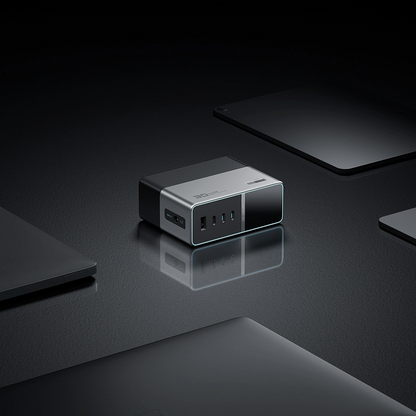 Nabíječka stanice Cuktech TA3005U, 300W, 1 x DC - 1 x USB-A - 3 x USB-C, Šedá