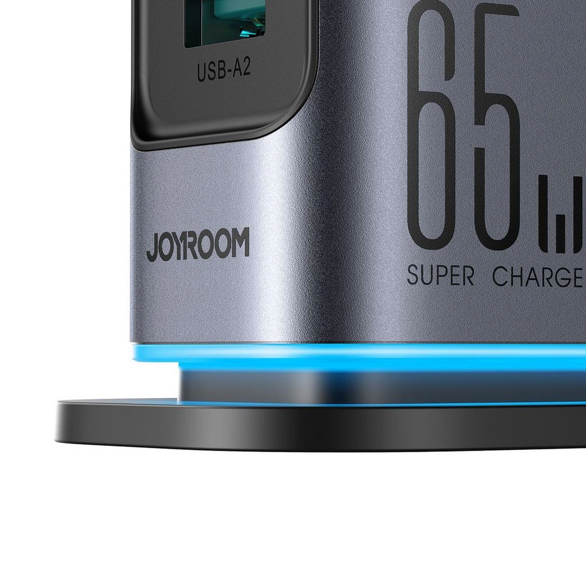 Nabíječka stanice Joyroom JR-TCM02 UK, 65W, 3,25A, 2 x USB-A - 4 x USB-C, šedá