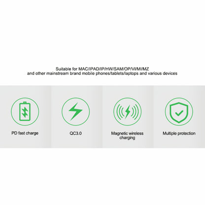 Nabíjecí stanice Relife RL-309AW, 100W, 5A, 2 x USB-C - 6 x USB-A, Modrá