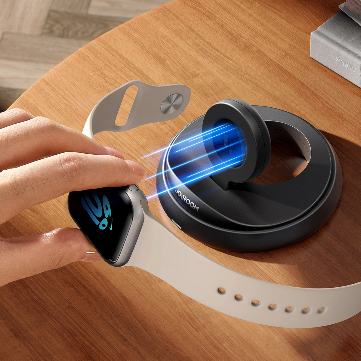 Bezdrátová nabíječka Joyroom JR-W12 pro Apple Watch Series, černá