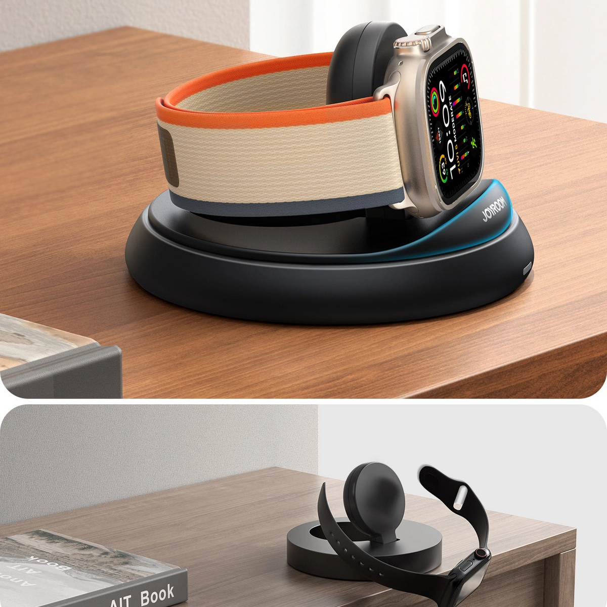 Bezdrátová nabíječka Joyroom JR-W12 pro Apple Watch Series, černá