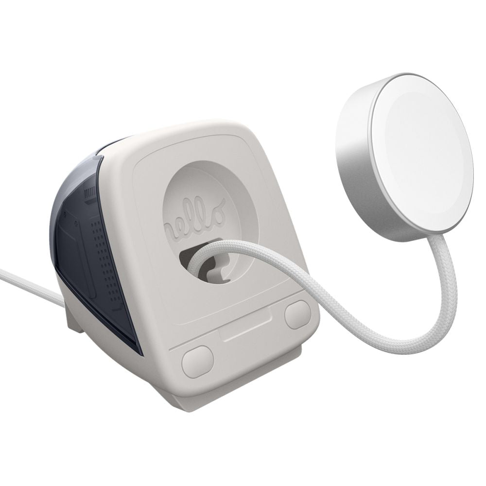 Podstavec Spigen C1 Classic pro bezdrátovou nabíječku Apple Watch Series, šedý