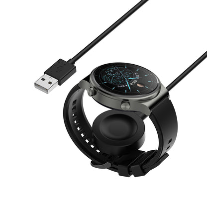 Bezdrátová nabíječka Techsuit THC1 pro Honor Watch / Huawei Watch Series, USB-A, Černá