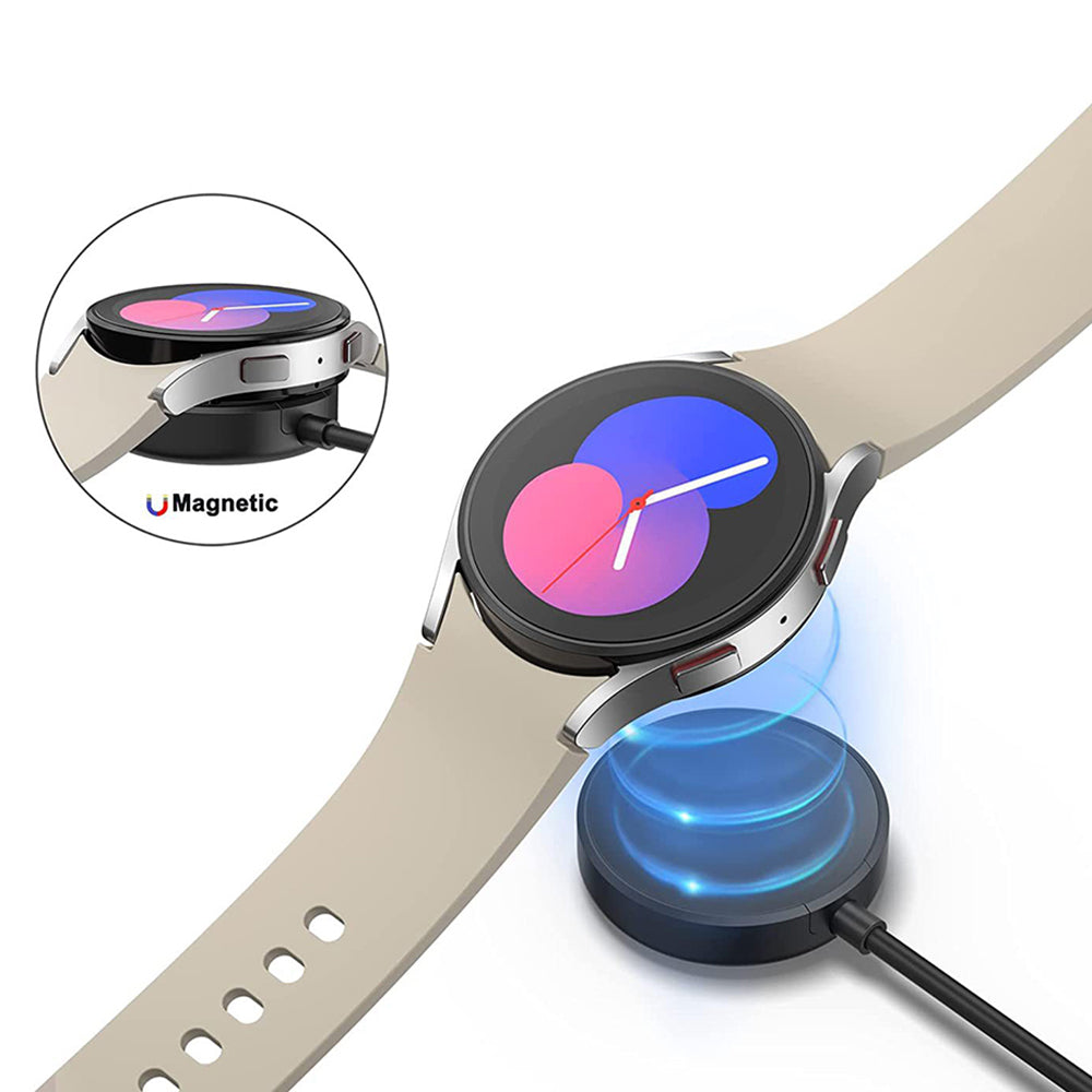 Bezdrátová nabíječka Techsuit TSC12 pro Samsung Galaxy Watch Series, USB-A, Černá