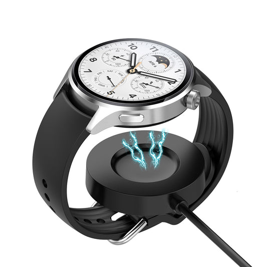 Bezdrátová nabíječka Techsuit TXC6 pro Xiaomi Watch S1 Pro, USB-A, černá