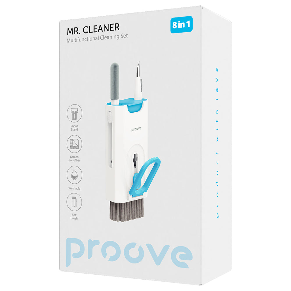 Čisticí nástroj Proove Mr.Cleaner, 8v1, bílý
