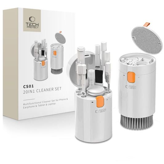 Čisticí sada Tech-Protect CS01, 20v1, Bílá