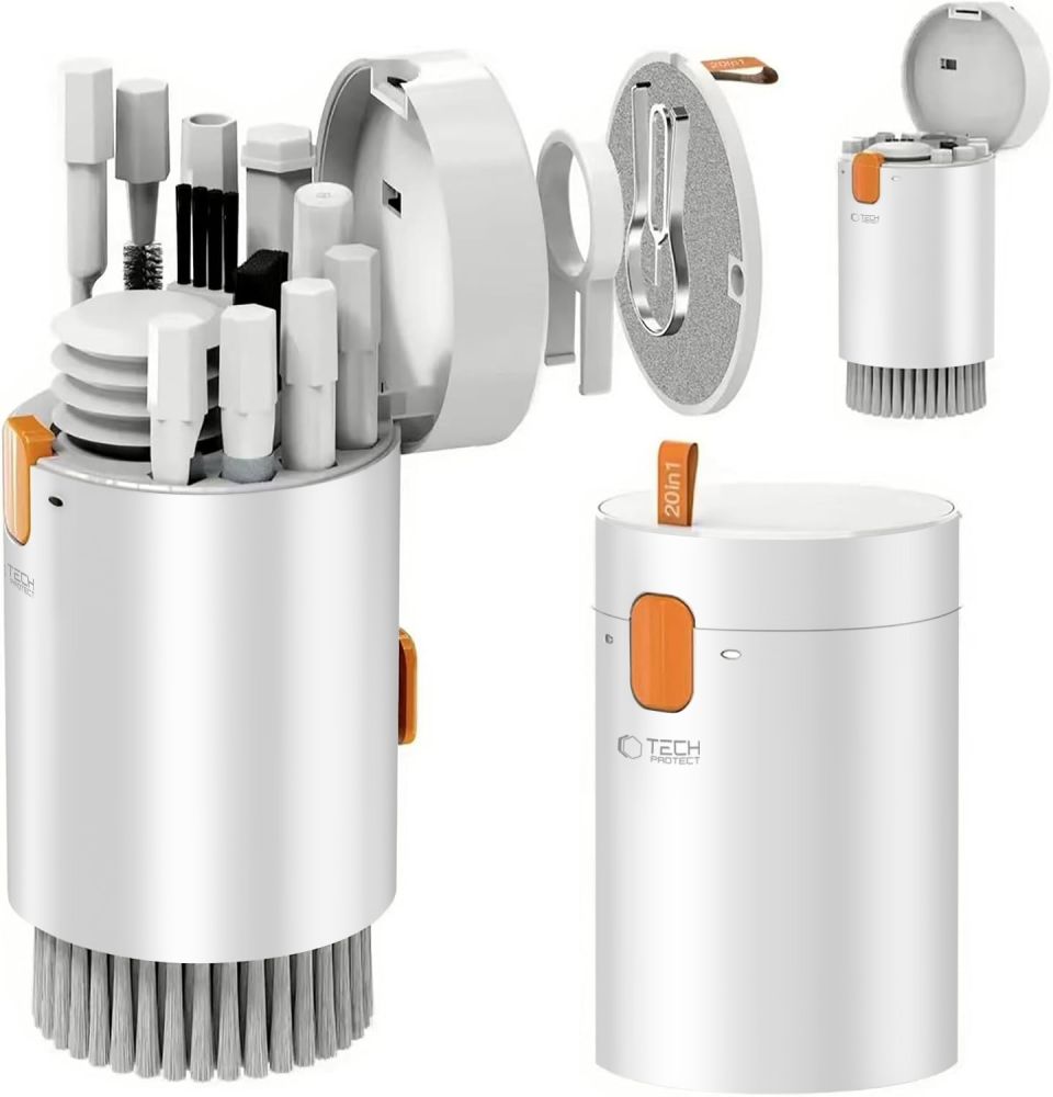 Čisticí sada Tech-Protect CS01, 20v1, Bílá