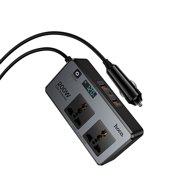 Autoelektrický měnič HOCO Z66, 200W