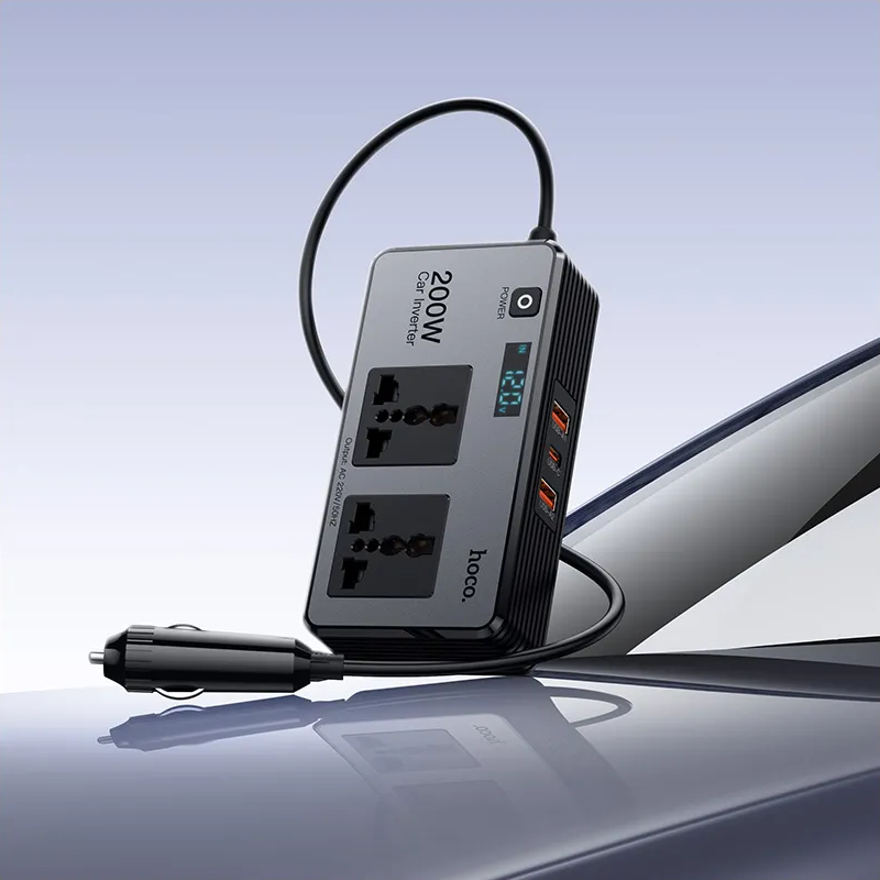 Autoelektrický měnič HOCO Z66, 200W