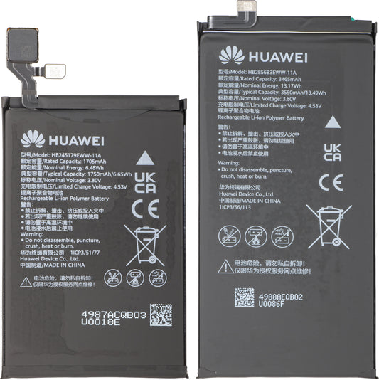 Sada baterií HB2856B3EWW-11A + HB245179EWW-11A pro Huawei Mate X7 Service Pack a specializované servisní nástroje