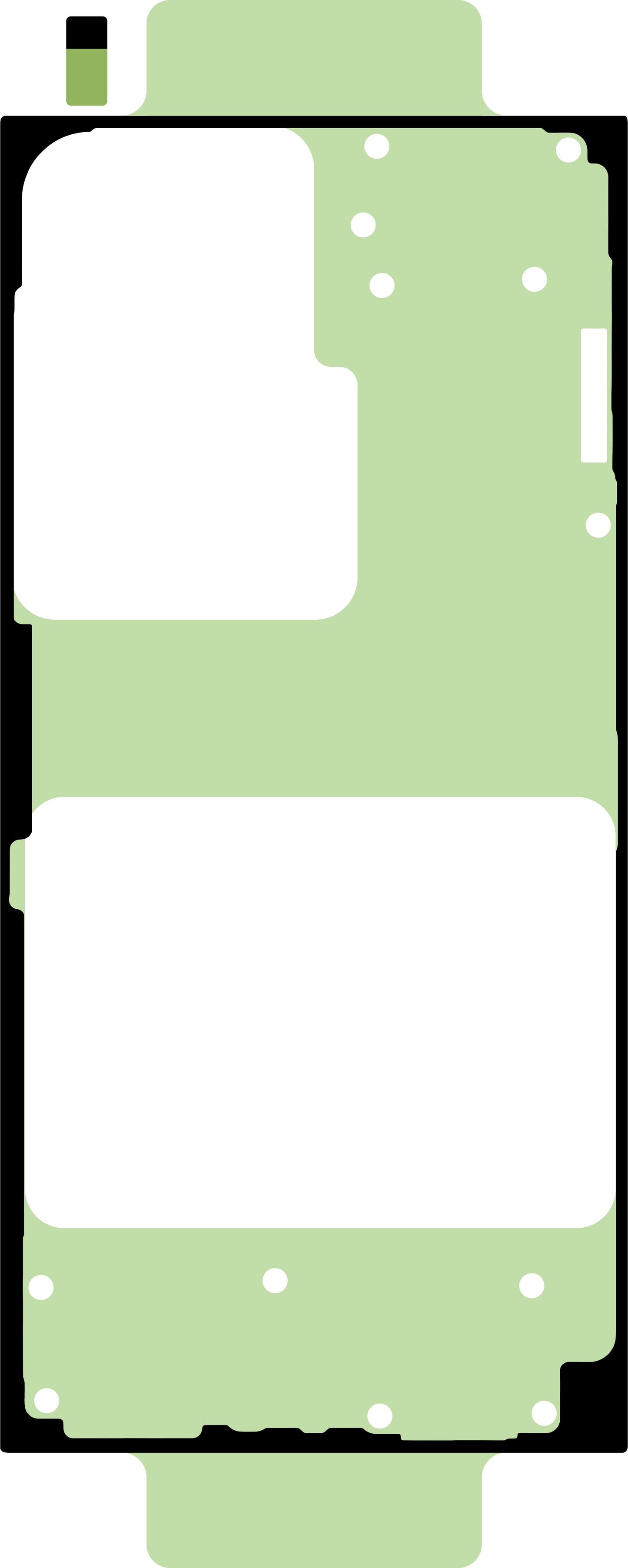 Kit lepidlo kryt baterie Samsung Galaxy S24 Ultra S928, Service Pack GH82-33392A