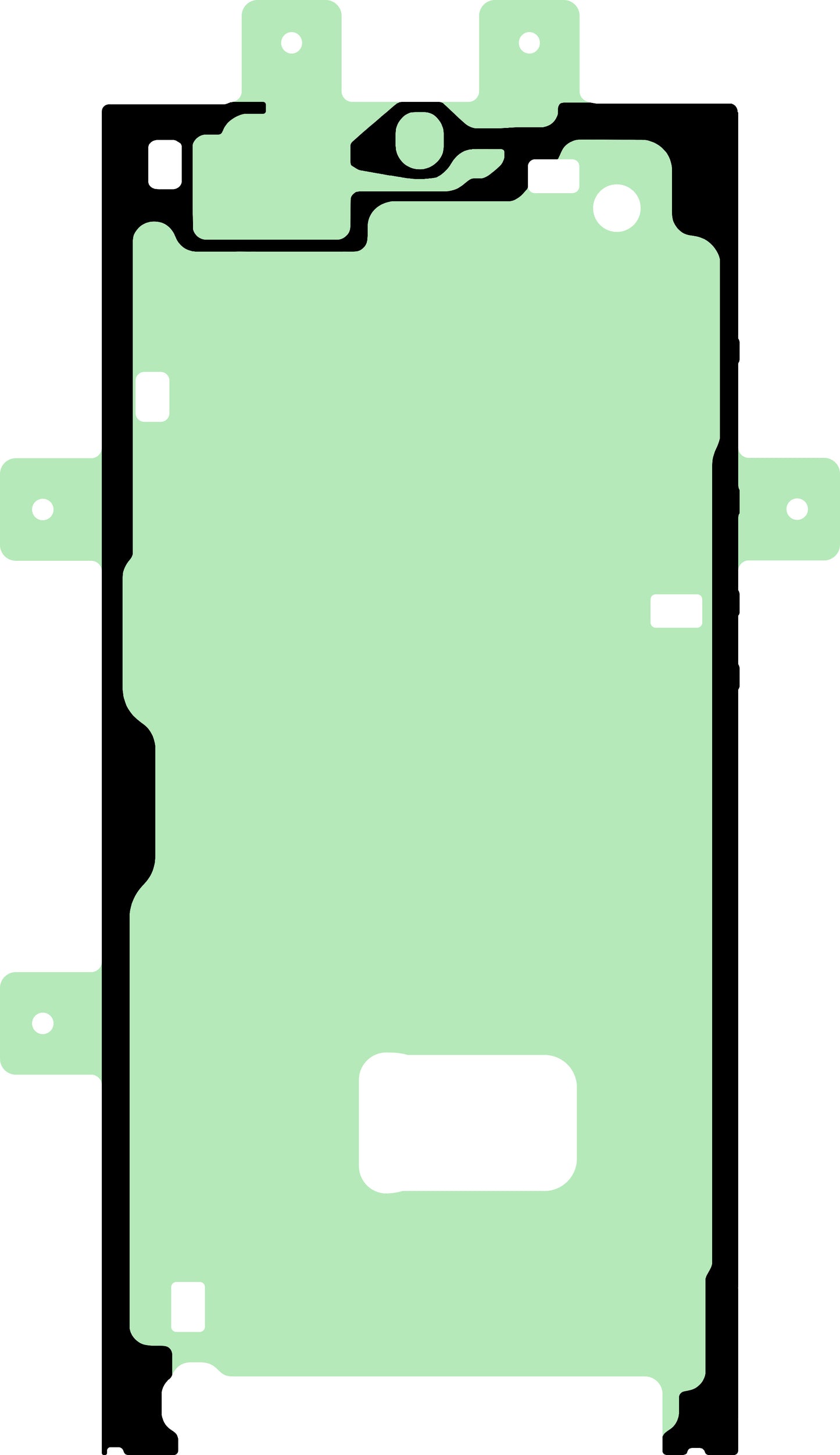 Kit lepidla pro displej Samsung Galaxy S23 Ultra S918, Service Pack GH82-30558A